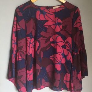 LOFT 3/4 Bell Sleeve Blouse